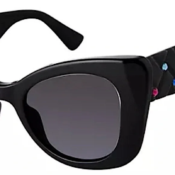 KURT GEIGER LONDON 52mm Gradient Cat Eye Bejeweled Oversized  display picture 2